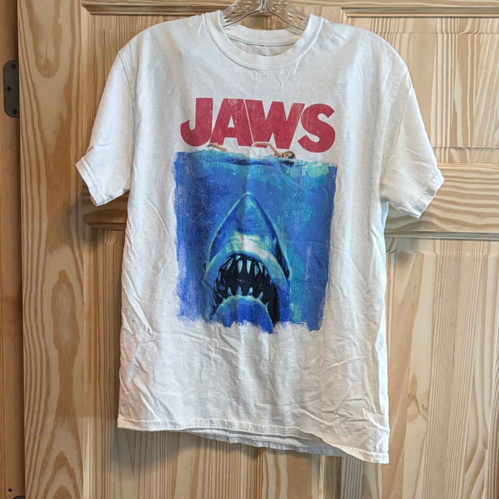 Jaws Graphic Short Sleeve Tee - White